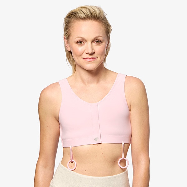 NWT Masthead Pink Elizabeth Pink Surgical Bra and drain rings NWT Masthead Pink Elizabeth Pink Surgical Bra and drain rings